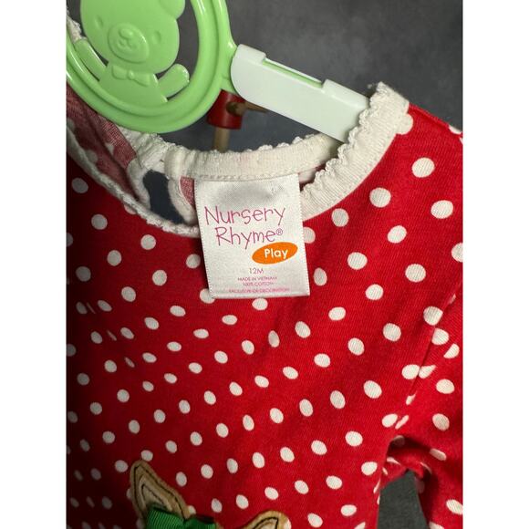 Adorable Baby Reindeer Shirt - Nursery Rhyme Play 12M - Picture 4 of 4